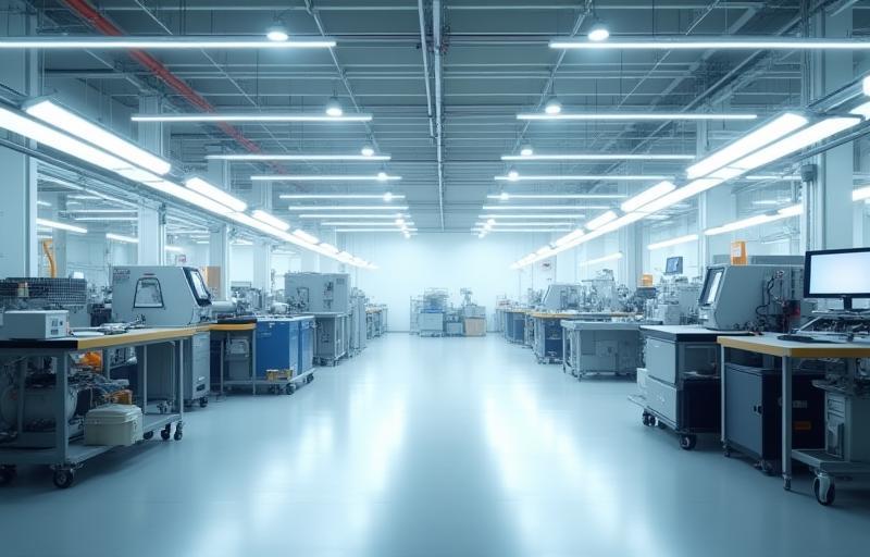 Interior view of the Linea Luce manufacturing facility
